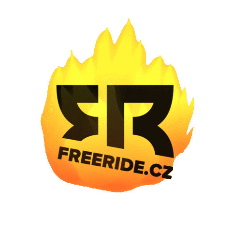 Fire Heat Sticker by FREERIDECZ