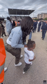 Girl Has Emotional Reunion With Little Brother After 8 Weeks of Military Training