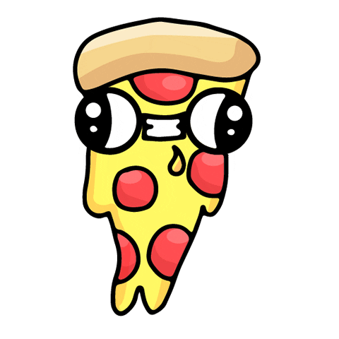 alexandramartistry food pizza cheese photoshop Sticker