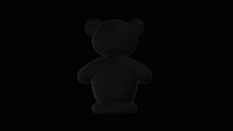 BlackGummy giphyupload bear insomniac deadmau5 GIF