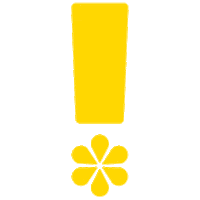 Flower Exclamation Mark Sticker by Ecover