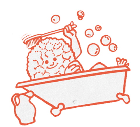 Grunge Bath Sticker by Pabst