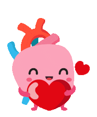 Heart Love Sticker by nerdbugs