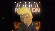 Donald Trump Rock GIF by Savvy Turtle