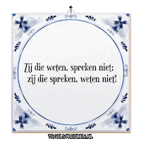 Nl Wijsheid Sticker by Tegelspreuken.nl