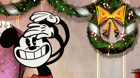 Celebrate Santa Claus GIF by Mickey Mouse