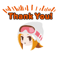 Thankyou Sticker by OCSTYLE