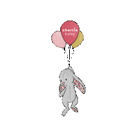 Bunny Jellycat Sticker by Cherrie Baby