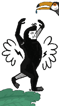 Monkeywalk Sticker