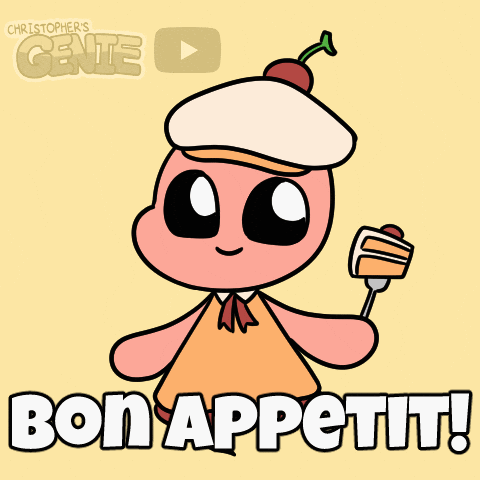 Hungry Lets Eat GIF by Christophers Genie