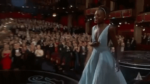 lupita nyongo oscars 2014 GIF by The Academy Awards