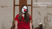 sad clown death GIF