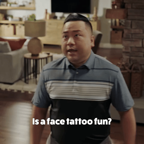 Is A Face Tattoo Fun?