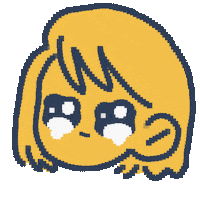 Sad Pixel Sticker by Smol Bucket