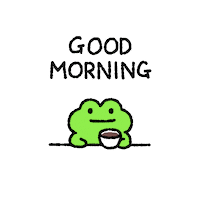 Good Morning Coffee Sticker