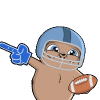 Super Bowl Football Sticker by Fugz Official