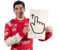 Correa Point Up Sticker by Prema Team