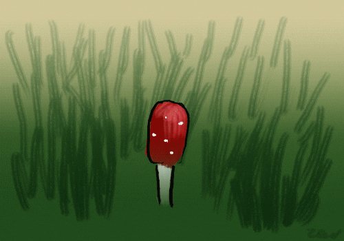 animation mushroom GIF