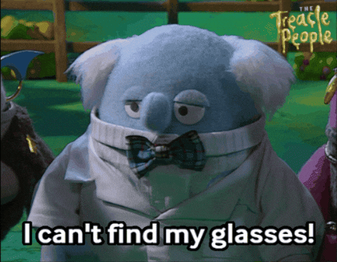 Cant See Stop-Motion GIF by Fire Mountain Productions