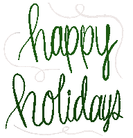 Merry Christmas Happy Holidays Sticker