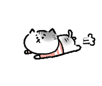 cat fly Sticker by yoyoyon