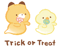 Trick Or Treat Halloween Sticker