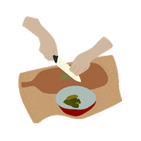 Dc Cooking Sticker by THEDCEDIT