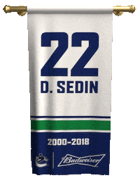 Daniel Sedin Canucks Sticker by Budweiser Canada