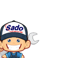 Happy Thanks Sticker by Sado Store