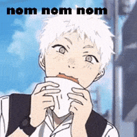 Nom Nom Nom Anime Eating GIF