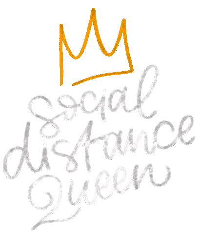 clairehammonddesign giphyupload queen lettering crown Sticker