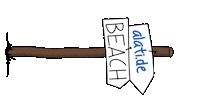 See To The Beach Sticker by alati