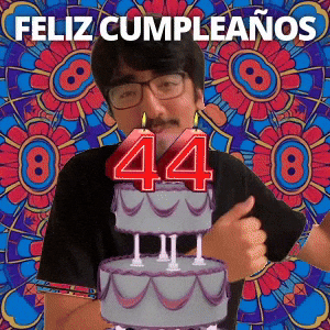 ¡Feliz 44.º cumpleaños!