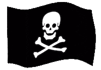 Flag Head Sticker