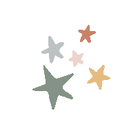 Star Flashing Sticker by Organising Life Beautifully