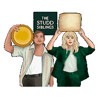 Siblings Fromage Sticker by Studd Cheese