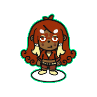Happy Girl Sticker