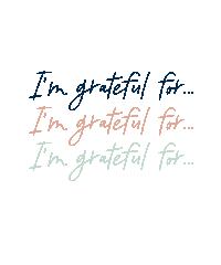 sherbetcreations grateful gratitude blessed give thanks Sticker