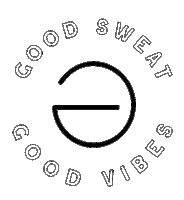 evolvestudiosla fitness workout good vibes good sweat Sticker