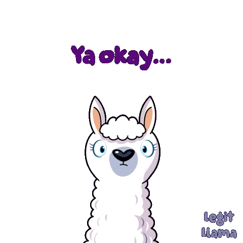 Sheep Llama Sticker by VeeFriends