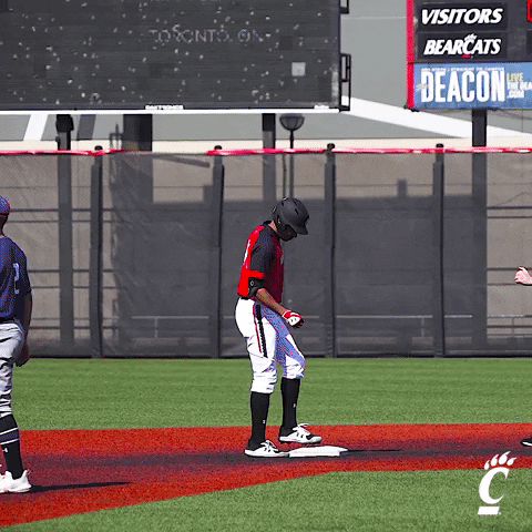 Waving Bearcats Baseball GIF by Cincinnati Bearcats