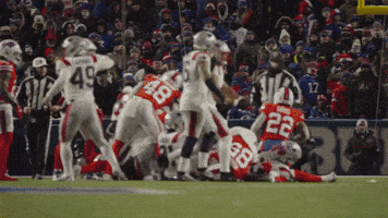Jahlani Tavai Football GIF by New England Patriots
