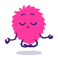 SkritterHQ yoga calm meditation zen Sticker