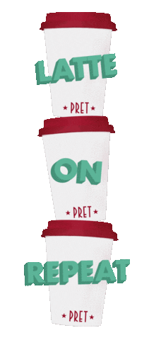 Coffee Latte Sticker by PRETUK