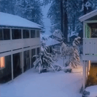 Fall Snowstorm Hits Greater Lake Tahoe Region