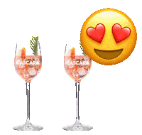 LACASCARA_Aperitivo coffee herz cherry aperitivo Sticker