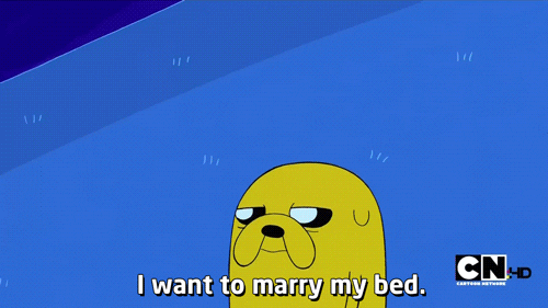 Adventure Time Bed GIF