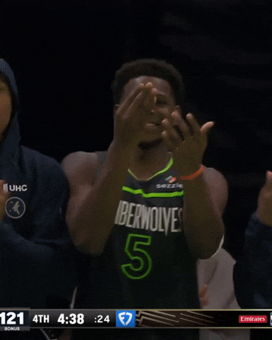 Nba Hype GIF by Minnesota Timberwolves