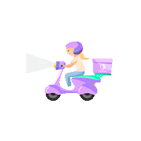 Delivery Moto Sticker