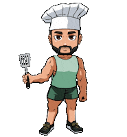 That Way Cooking Sticker by Squat Fit